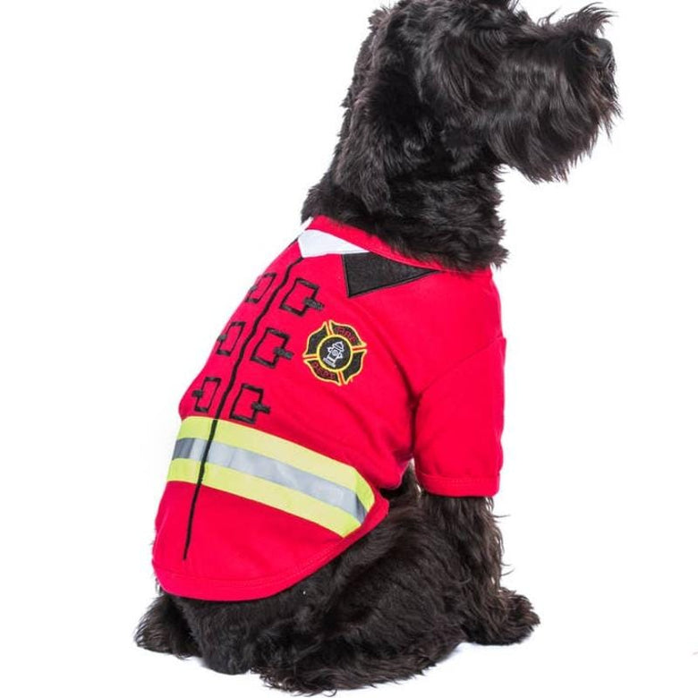 Parisian Pet® Tee's Firebarker Red Costume Embroidered Dog T-Shirt
