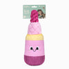 Hugsmart Products Inc Dog Toys Makeup Collection Pink Lip Stick Rope Plush Squeak Dog Toy