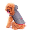 Dogo Pet Fashions Jackets XL / Grey Dashing Hooded Dog Parka