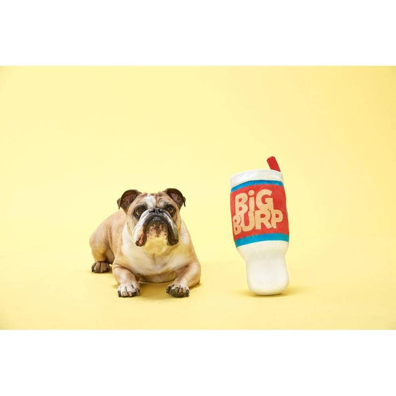 BARK dog toys Big Burp Slurp Plush Dog Toy