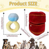 TM - SH Pet dog toys Luxury Inspired Fun Ring in Plush Red Ring Box Interactive Dog Toy