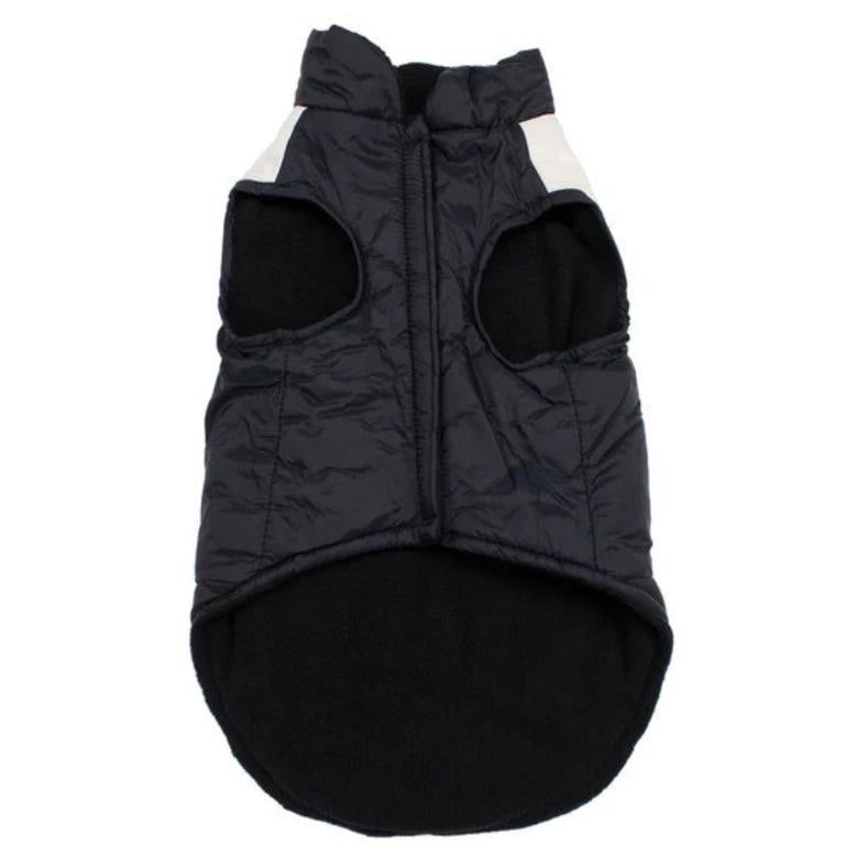 GA Bulldogs Black Parka Puffer Dog Vests