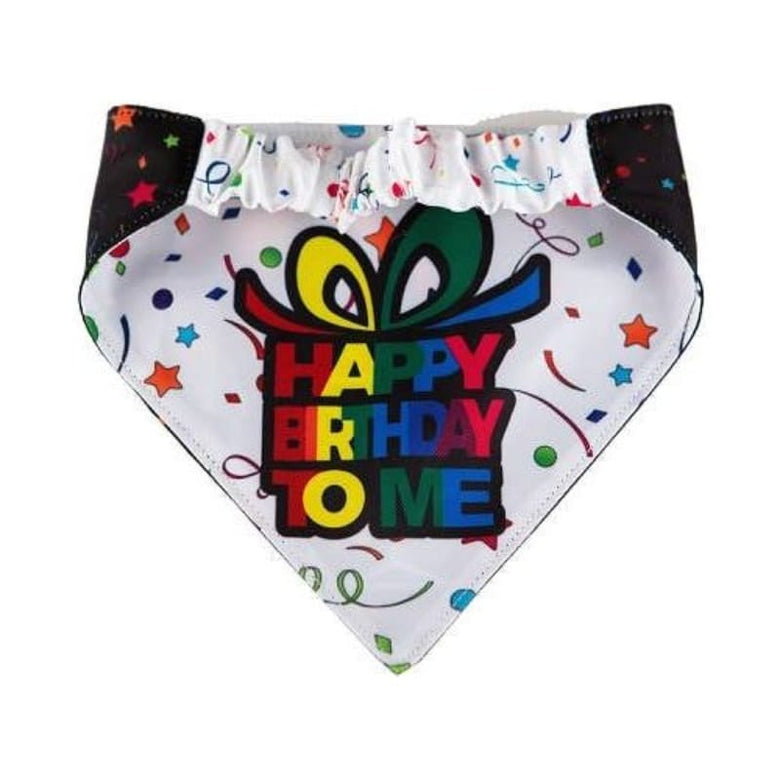Barker's Bowtique Bandanas Hip Doggie Party - Reversible Birthday Dog Bandana