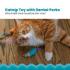 Outward Hound Cat Toys Chew Mice Dental Health Cat Toy - 2pc