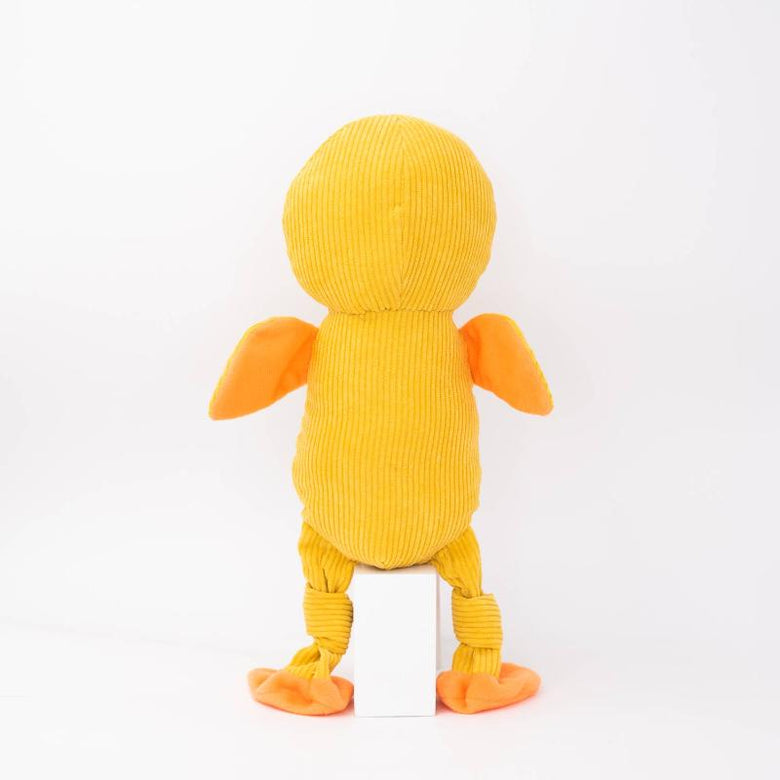 ZippyPaws dog toys Corduroy Cuddlerz Duck Plush Squeak Dog Toy