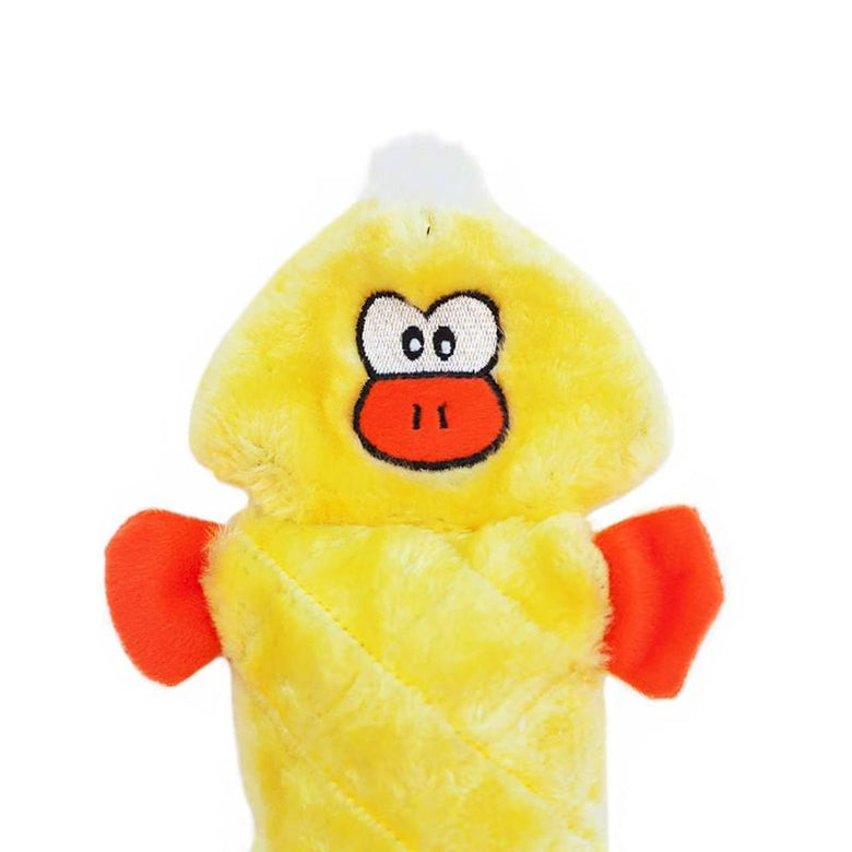 ZippyPaws dog toys Jigglerz Duck Plush Dog Toy