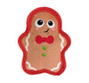 Outward Hound Dog Toys Christmas Gingerbread Man Tough Skinz Plush Squeaky Holiday Dog Toy