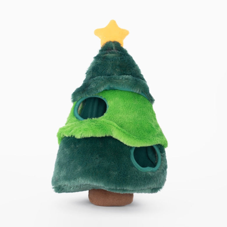 Holiday Burrow Interactive Christmas Tree Dog Toy Set - 4 Pc