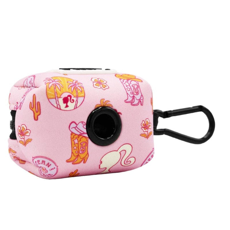 SASSY WOOF Waste Bag Dispenser Western B Pink Dog Waste Bag Holder