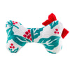 Puppermint Bone Holly (Seasons Grrreetings) Christmas Holiday Plush Squeak Dog Toy