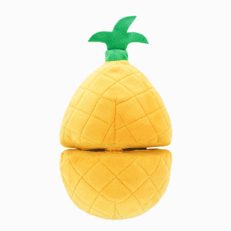 Hugsmart Products Inc dog toys Fruity Critterz Pineapple Sloth Plush Dog Toy