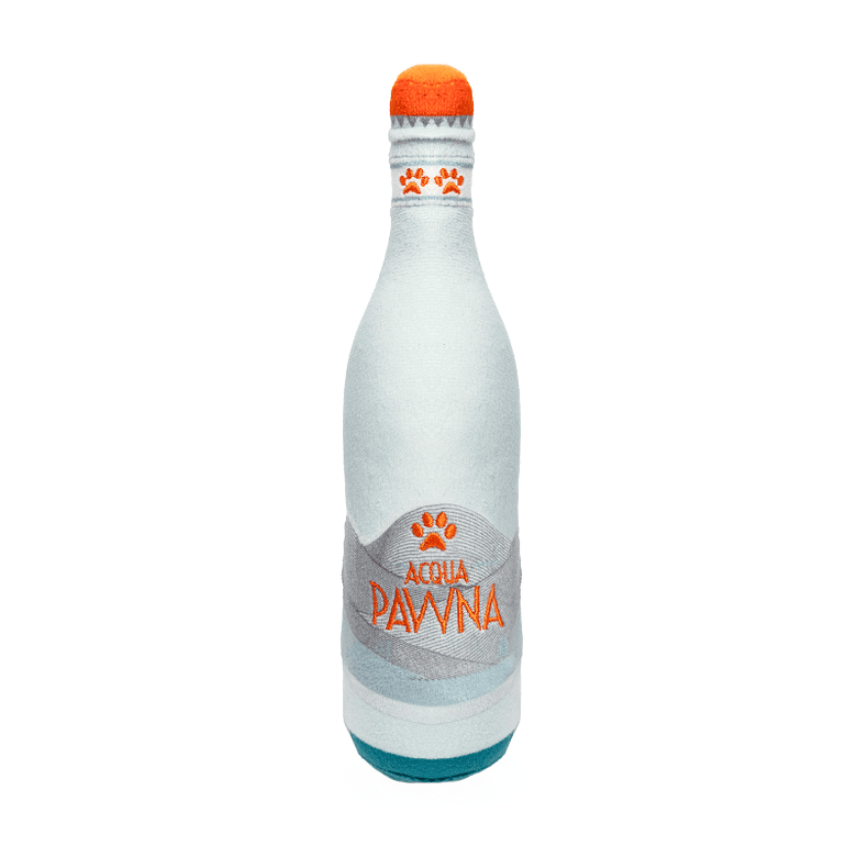 Specks and Pets dog toys Acqua Pawna Bottle Plush Squeak Dog Toy