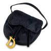 Muttzie dog toys Doggyior Black Luxury Bag Plush Dog Toy