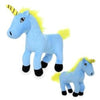 VIP Products/Tuffy dog toys Jr Mighty Lair Series Blue Unicorn Durable Tough Dog Toy - Jr Size