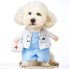 AE-FLS dog apparel "Here Comes the Doctor" Dog Costume