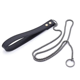 BARK by DOG Leashes Rocky Chain Leash Black: One Size