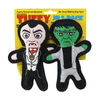 Tuffy Dog Toys - VIP Products dog toys Halloween Tuffy Jr Dracula & Frankenstein Durable Tough Dog Toy Set - 2 Pc