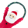Christmas Holiday Season RopeTugz New Santa Plush Squeaky Tug Dog Toy