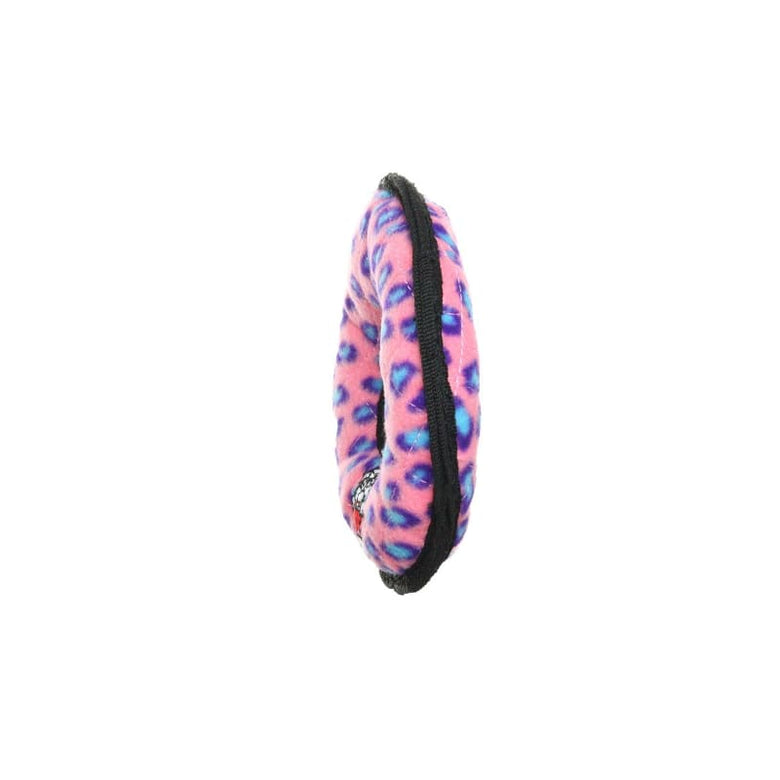 Tuffy Dog Toys - VIP Products dog toys Tuffy Ring Pink Leopard Durable Tough Squeaky Dog Toy Jr