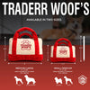 Chomp Haus Chomp Haus - Red Traderr Woof’s – Plush Squeaky Designer Dog Toy: Small