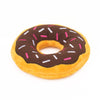 ZippyPaws dog toys Jumbo Donutz Chocolate Sprinkles Squeaky Dog Toy