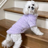 Lavender Soft Warm Plush Fleece Dog Pullover/ Sweater