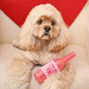 Hugsmart Products Inc Dog Toys Woof Love Love you more than wine Bottle Rubber Dog Toy