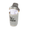 Barktender Dogtail Shaker Sip N Stay Crinkle Plush Squeaky Dog Toy