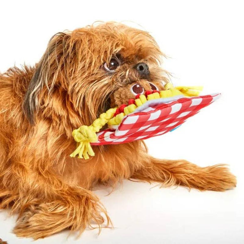 BARK dog toys Spaghetti and Meatballs Medley Dog Toy