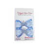 Barker's Bowtique Hair Bows Blue & White with Tiara Dog Hair Bows - 2 per card