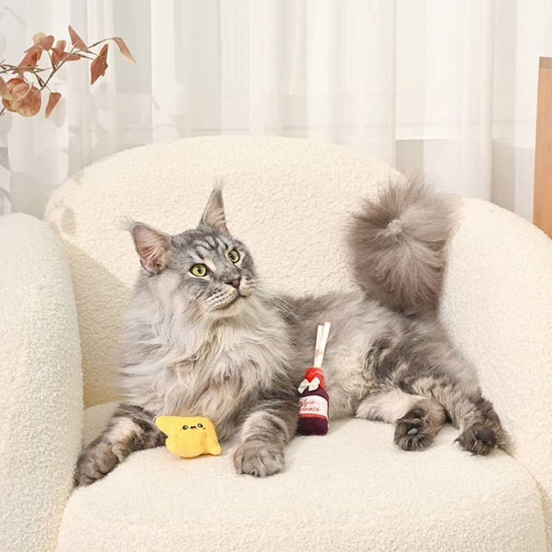 Hugsmart Products Inc Cat Toys Kitten Party Vineyard Delight Cat Toy Set - 2 Pc