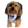 Barker's Bowtique Bandanas Hip Doggie Pack USA Reversible Dog Bandana