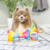 Huxley & Kent dog toys Tiny Tuff Out For Brunch Chompagne and Bone Plush Dog Toys - 2pk