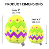 Midlee Designs dog toys Easter Egg Plush Squeaker Spring Yellow Dog Toy - 2 Sizes
