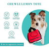 Haute Diggity Dog dog toys Chewlulemon Tote Bag Squeaker Plush Dog Toy