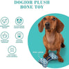 Haute Diggity Dog dog toys Dog-ior Bone Plush Squeak Dog Toy - 3 Sizes