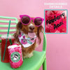 Haute Diggity Dog dog toys Starbarks Red Ruffresher Plush Dog Toy