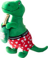 Bachelor Rex Hearts & Bottle of Bubbly Plush Squeaky Dog Toy