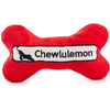 Haute Diggity Dog dog toys Chewlulemon Bone Plush Squeak Dog Toy