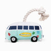 Hugsmart Products Inc Dog Toys Volkswagen Van Beach Rope Plush Squeaky Dog Toy
