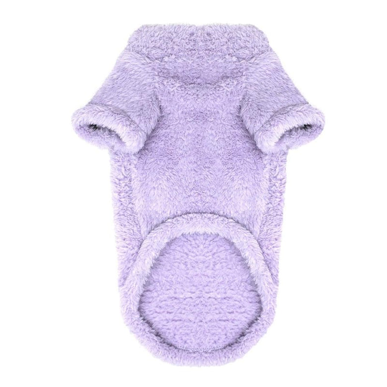 Doggie Design SWEATERS Lavender Soft Warm Plush Dog Pullover