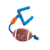 BARK dog toys The Whole Canine Yards Football & Goal Post Rope Tug Plush Squeak Dog Toy