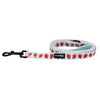 SASSY WOOF Leashes I Woof You Berry Much (Fruits) Light Blue & Pink Dog Leash