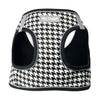 Barker's Bowtique Harnesses Houndstooth Black & White Dog Harness Vest
