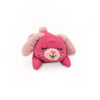 ZippyPaws dog toys Snooziez with Shhhqueaker Pink Bunny Plush Dog Toy