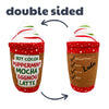 Huxley & Kent Huxley & Kent - Latte My Way Dog Toy (Double Sided): Large