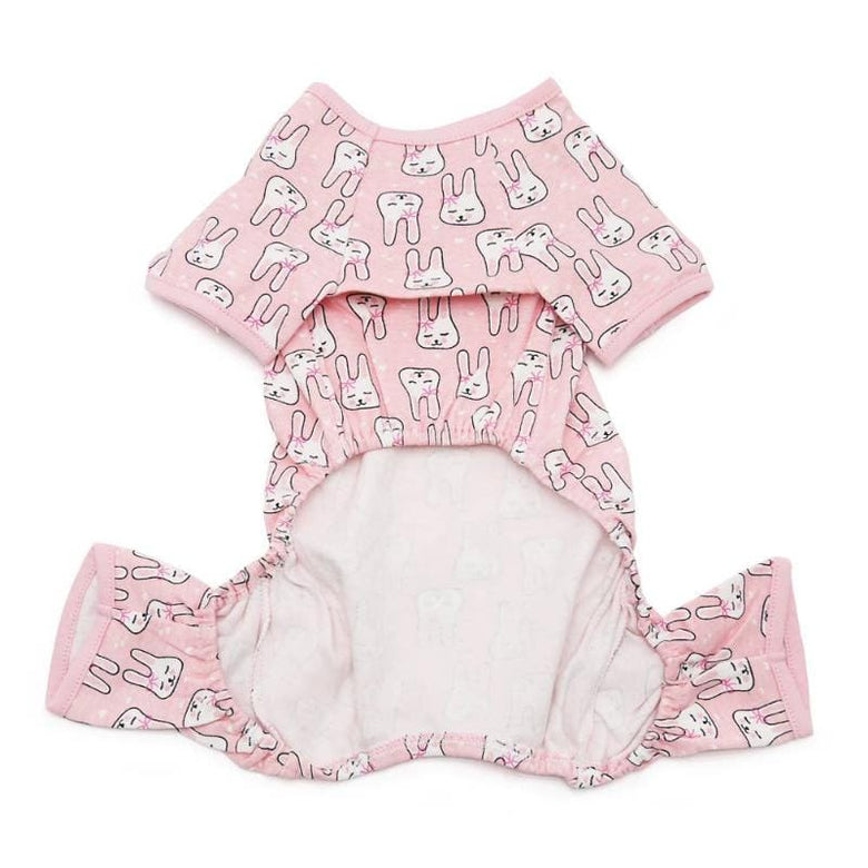 Dogo Pet Pajamas Pink Bunny Easter Spring Dog Jumper PJ's