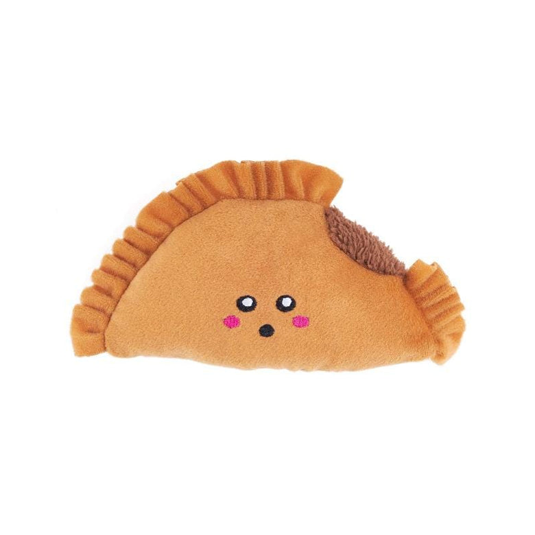 ZippyPaws dog toys NomNomz Empanada Squeaky Plush Pet Toy