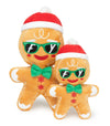 FuzzYard dog toys Christmas Jolly Gingerboi Holiday Plush Squeaky Dog Toy - Lg
