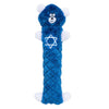 Zippypaws dog toys Jigglerz Hanukkah Blue Bear Dog Toy